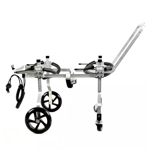 PJDDP 4-Räder-Hunderollstuhl mit vollständiger Unterstützung für Haustier-Rehabilitation Wagen, mit Vorder- und Hinterbeinen unterstützter Gehwagen, für behinderte,L PJDDP 4-Räder-Hunderollstuhl mit vollständiger Unterstützung für Haustier-Rehabilitation Wagen, mit Vorder- und Hinterbeinen unterstützter Gehwagen, für behinderte,L von PJDDP