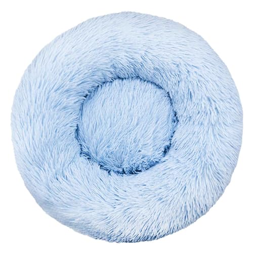 PJDDP Fluffy Hundecouchbett, Hundekissen, Waschbar Dog Bed, Superweich Katzenbett Mit Rutschfester Unterseite Für Kleine Mittelgroße Und Große Hunde,Light Blue,50cm PJDDP Fluffy Hundecouchbett, Hundekissen, Waschbar Dog Bed, Superweich Katzenbett Mit Rutschfester Unterseite Für Kleine Mittelgroße Und Große Hunde,Light Blue,50cm von PJDDP