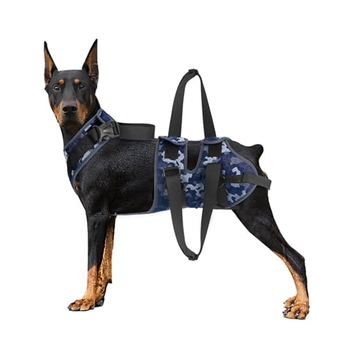 PJDDP Ganzkörper-Hunde-Hebegeschirr, Stütz- und Erholungs Schlinge, Haustier-Rehabilitations-Hebeweste, für alte, behinderte, Gelenkverletzungen, Arthritis, Lähmungshunde,S PJDDP Ganzkörper-Hunde-Hebegeschirr, Stütz- und Erholungs Schlinge, Haustier-Rehabilitations-Hebeweste, für alte, behinderte, Gelenkverletzungen, Arthritis, Lähmungshunde,S von PJDDP