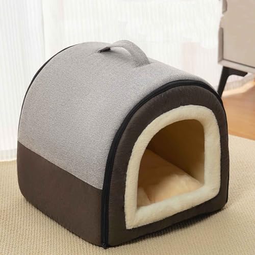 PJDDP Geschlossenes Katzenbetts, Katzenverstecke Für Wohnungskatzen, Katzenhöhle Mit Abnehmbarem, Waschbarem Kissen Für Kleine Haustiere Katzen,Light Gray,L PJDDP Geschlossenes Katzenbetts, Katzenverstecke Für Wohnungskatzen, Katzenhöhle Mit Abnehmbarem, Waschbarem Kissen Für Kleine Haustiere Katzen,Light Gray,L von PJDDP