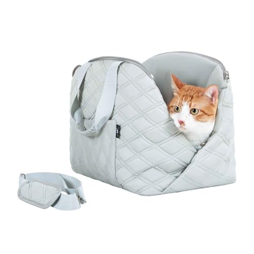 PJDDP Haustier Tragetasche, Transporttasche Für Hunde Und Katzen, Tasche Für Unterwegs, Katzentasche Mit Verstellbarem Schultergurt Für Reise Spaziergang,Grün,Diamond Pattern PJDDP Haustier Tragetasche, Transporttasche Für Hunde Und Katzen, Tasche Für Unterwegs, Katzentasche Mit Verstellbarem Schultergurt Für Reise Spaziergang,Grün,Diamond Pattern von PJDDP
