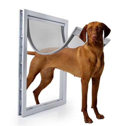 PJDDP Haustier-Türen Für Hunde,Wetterfeste Hundetür, Haustiertür Eingang Mit Sicherheitsabdeckung Und Magnetischer Klappe,Starke Und Langlebige Haustier Ausgangstür PJDDP Haustier-Türen Für Hunde,Wetterfeste Hundetür, Haustiertür Eingang Mit Sicherheitsabdeckung Und Magnetischer Klappe,Starke Und Langlebige Haustier Ausgangstür von PJDDP