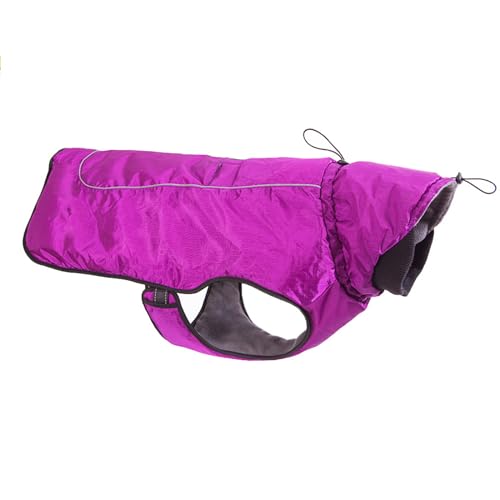 PJDDP Hund kaltes Wettermäntel mit Gurtloch, Rollkragenpullover Hundemantel Hund Fleece Weste wasserdichte Hundekleidung für kaltes Wetter weiche Welpe Weste Kleidung,Lila,L PJDDP Hund kaltes Wettermäntel mit Gurtloch, Rollkragenpullover Hundemantel Hund Fleece Weste wasserdichte Hundekleidung für kaltes Wetter weiche Welpe Weste Kleidung,Lila,L von PJDDP