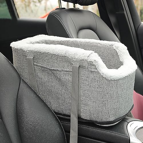 PJDDP Hunde-Autositz für kleine Hunde, Mittelkonsole, Hundesitz, Mittelkonsole, Welpensitz, Sitzerhöhung für kleine Hunde und Katzen, passend für Auto, Zuhause, Reisen PJDDP Hunde-Autositz für kleine Hunde, Mittelkonsole, Hundesitz, Mittelkonsole, Welpensitz, Sitzerhöhung für kleine Hunde und Katzen, passend für Auto, Zuhause, Reisen von PJDDP