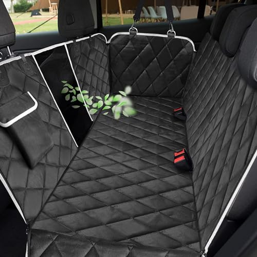 PJDDP Hunde-Autositzbezug, Reißverschluss-Design, Hunde-Auto-Hängematten-Rücksitzbezug, Wasserdichter, Rutschfester Hunde-Rücksitzbezug Für Autos, Lkws Und SUV,White Edge model1 PJDDP Hunde-Autositzbezug, Reißverschluss-Design, Hunde-Auto-Hängematten-Rücksitzbezug, Wasserdichter, Rutschfester Hunde-Rücksitzbezug Für Autos, Lkws Und SUV,White Edge model1 von PJDDP