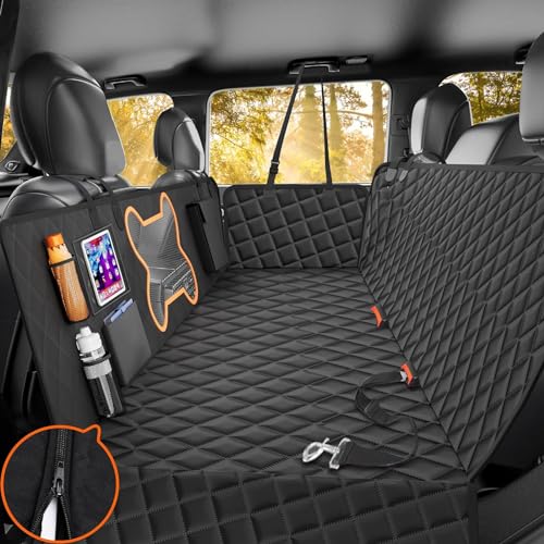PJDDP Hunde-Autositzbezug Für Rücksitz, Autositzschutz, Hundehängematte Für Auto, Wasserdichter Haustier-Rücksitzbezug Für LKW, Limousinen Und SUV von PJDDP