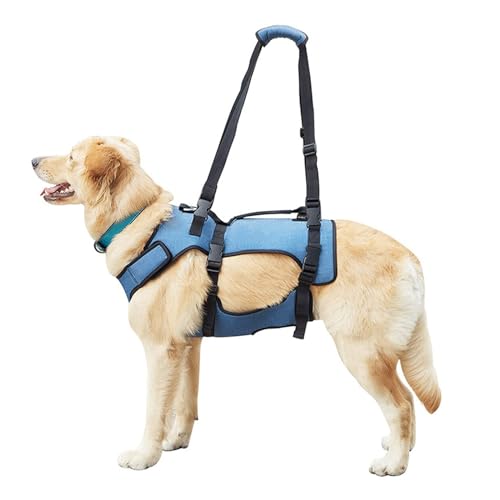 PJDDP Hunde Hebegeschirr, Hundetragetuch für Ganzkörper Unterstützung und Rehabilitation, Hebeweste, verstellbare Träger, für ältere Hunde, verletzte Hunde, Treppen hoch und runter,M PJDDP Hunde Hebegeschirr, Hundetragetuch für Ganzkörper Unterstützung und Rehabilitation, Hebeweste, verstellbare Träger, für ältere Hunde, verletzte Hunde, Treppen hoch und runter,M von PJDDP
