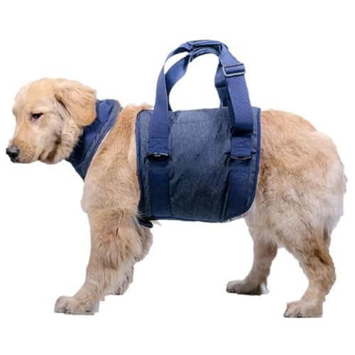 PJDDP Hunde-Stützgeschirr für alte, behinderte Hunde, Gehhilfe für Haustiere, Stützgeschirr für Hunde beim Gehen, Stand-Stützgeschirr für kleine, mittelgroße und große Hunde,XL von PJDDP