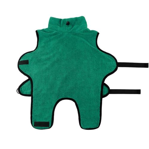 PJDDP Hundebademantel, Super Saugfähig Hundebademantel Für Große Hunde, Weiche Mikrofaser Bademantel Hund Groß, Verstellbarer Kragen Und Taille,Grün,L PJDDP Hundebademantel, Super Saugfähig Hundebademantel Für Große Hunde, Weiche Mikrofaser Bademantel Hund Groß, Verstellbarer Kragen Und Taille,Grün,L von PJDDP