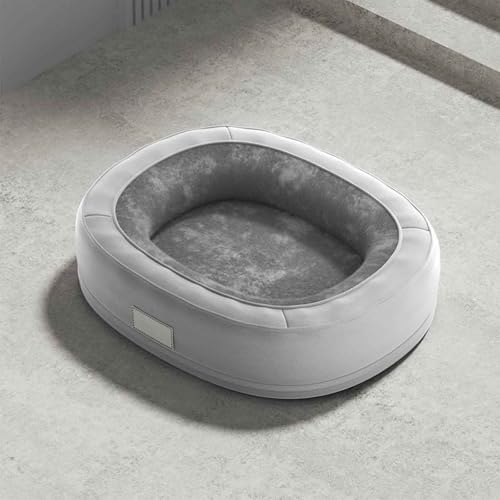 PJDDP Hundebett, Waschbares Hundesofa Mit Abnehmbarem Bezug, Hundematratze, Hundekissen Mit Erhöhten Rändern Für Kleine Bis Große Hunde,Dark Gray,L PJDDP Hundebett, Waschbares Hundesofa Mit Abnehmbarem Bezug, Hundematratze, Hundekissen Mit Erhöhten Rändern Für Kleine Bis Große Hunde,Dark Gray,L von PJDDP