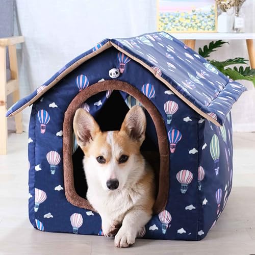 PJDDP Hundehaus, Haustierbett, Abnehmbar Und Waschbar Katzenhaus, Haustierhäuser Mit Rutschfester Boden, Warme Höhle Schlafnest Für Katzen Und Hunde,Balloons,XXL PJDDP Hundehaus, Haustierbett, Abnehmbar Und Waschbar Katzenhaus, Haustierhäuser Mit Rutschfester Boden, Warme Höhle Schlafnest Für Katzen Und Hunde,Balloons,XXL von PJDDP