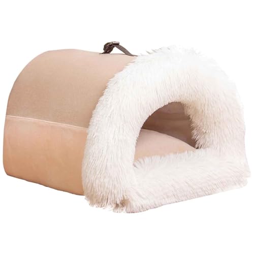 PJDDP Hundehöhlenbett, Haustierzelt Mit Antirutsch Boden, Katzenbetten Für Hauskatzen, Katzenhaus Mit Waschbaren Kissen, Für Kätzchen Und Kleine Welpen,Braun,L PJDDP Hundehöhlenbett, Haustierzelt Mit Antirutsch Boden, Katzenbetten Für Hauskatzen, Katzenhaus Mit Waschbaren Kissen, Für Kätzchen Und Kleine Welpen,Braun,L von PJDDP