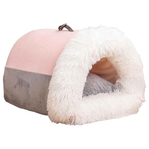 PJDDP Hundehöhlenbett, Haustierzelt Mit Antirutsch Boden, Katzenbetten Für Hauskatzen, Katzenhaus Mit Waschbaren Kissen, Für Kätzchen Und Kleine Welpen,Rosa,M PJDDP Hundehöhlenbett, Haustierzelt Mit Antirutsch Boden, Katzenbetten Für Hauskatzen, Katzenhaus Mit Waschbaren Kissen, Für Kätzchen Und Kleine Welpen,Rosa,M von PJDDP