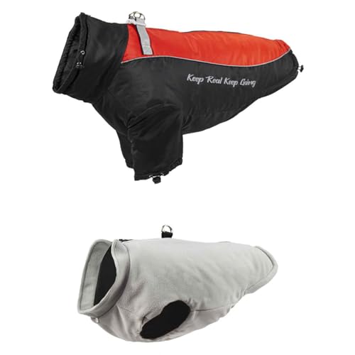 PJDDP Hundejacke, Warmer Winter Wasserdicht Hundejacke, 3 in 1 Winddichter Wintermantel, Reflektierend Hundejacke, Für Mittlerer Große Hunde,Black + red,6XL PJDDP Hundejacke, Warmer Winter Wasserdicht Hundejacke, 3 in 1 Winddichter Wintermantel, Reflektierend Hundejacke, Für Mittlerer Große Hunde,Black + red,6XL von PJDDP
