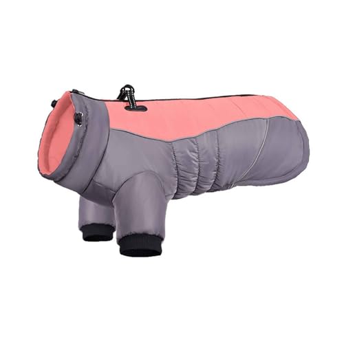 PJDDP Hundejacke Hundemantel, Reflektierend Hundejacke, Winddichte Wasserdicht Hundeweste, Mit D-Ring, Für Mittlere Große Hunde,Pink with Front Legs,S PJDDP Hundejacke Hundemantel, Reflektierend Hundejacke, Winddichte Wasserdicht Hundeweste, Mit D-Ring, Für Mittlere Große Hunde,Pink with Front Legs,S von PJDDP