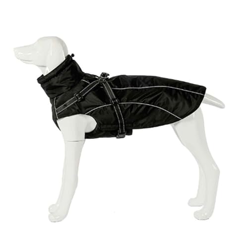 PJDDP Hundejacken Wasserdicht Für Winter, Reflektierende Hundeweste Mit Geschirr, Warme Rollkragen Hundejacke, Für Kleine Mittelgroße Grosse Hunde,Schwarz,3XL PJDDP Hundejacken Wasserdicht Für Winter, Reflektierende Hundeweste Mit Geschirr, Warme Rollkragen Hundejacke, Für Kleine Mittelgroße Grosse Hunde,Schwarz,3XL von PJDDP
