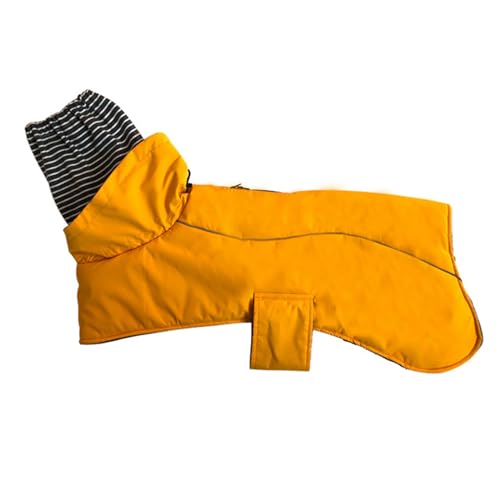 PJDDP Hundekaltes Wettermäntel reflektierende, hohe Kragenhund Jacke,Hundejacke mit Kabelbaumloch Warmer Hund Wintermantel mit Beingurt Hund Kaltes Wetter Verstellbar,Gelb,XXL PJDDP Hundekaltes Wettermäntel reflektierende, hohe Kragenhund Jacke,Hundejacke mit Kabelbaumloch Warmer Hund Wintermantel mit Beingurt Hund Kaltes Wetter Verstellbar,Gelb,XXL von PJDDP