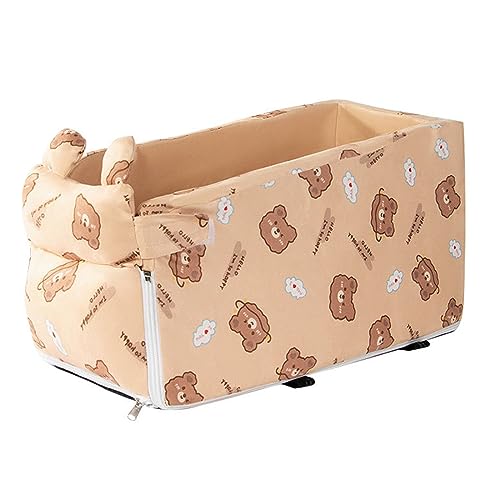 PJDDP Hundekonsolen-Autositze für kleine Hunde, waschbarer und Abnehmbarer Mittelkonsolen-Hundeautositz, tragbarer Haustier-Autositz mit Armlehne,Full Print Bear PJDDP Hundekonsolen-Autositze für kleine Hunde, waschbarer und Abnehmbarer Mittelkonsolen-Hundeautositz, tragbarer Haustier-Autositz mit Armlehne,Full Print Bear von PJDDP