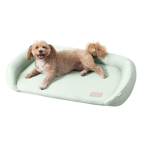 PJDDP Hundekühlmatte Selbstkühlend, Kühlmatte Katze Mit Abnehmbarem Waschbarem Bezug, Rutschfestes Hundebett, Für Mittelgroße Und Kleine Hunde Und Katzen,M PJDDP Hundekühlmatte Selbstkühlend, Kühlmatte Katze Mit Abnehmbarem Waschbarem Bezug, Rutschfestes Hundebett, Für Mittelgroße Und Kleine Hunde Und Katzen,M von PJDDP