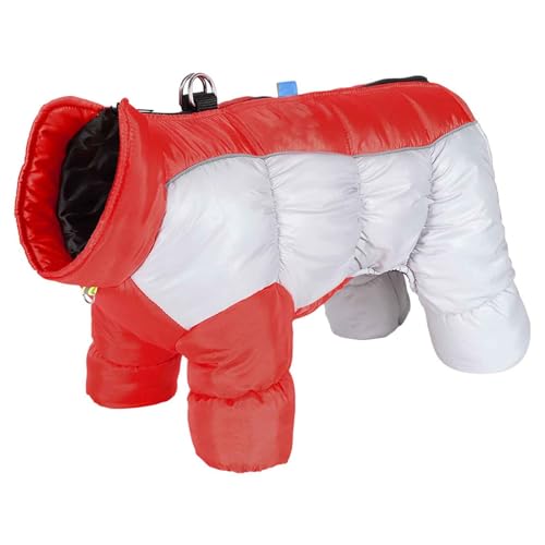 PJDDP Hundemantel Wasserdicht, Reflektierend Hundejacke, Wärme Hundemantel, Winddicht Hundejacke Mit D-Ring, Für Kleine Hunde, Camping Wandern,Rot,XL PJDDP Hundemantel Wasserdicht, Reflektierend Hundejacke, Wärme Hundemantel, Winddicht Hundejacke Mit D-Ring, Für Kleine Hunde, Camping Wandern,Rot,XL von PJDDP