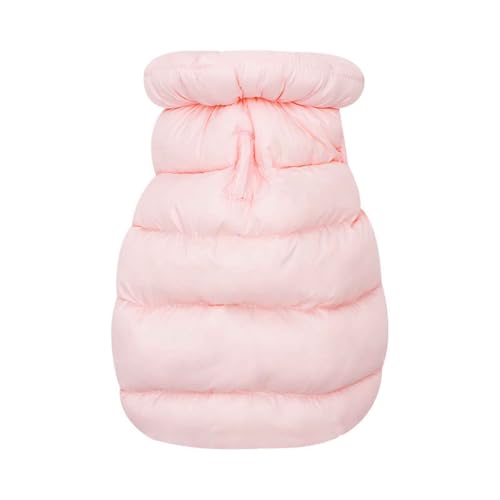 PJDDP Hundemantel Winterjacke, Haustier Hund Warm Mantel, Warme Hundeweste, Winddichte Hundekleidung, Für Kaltes Wetter, Für Kleine Hunde,Rosa,S von PJDDP