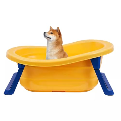 PJDDP Hundepool, Hundebadewanne, Faltbare Hundewanne, Hundeplanschbecken rutschfest, Planschbecken Schwimmbecken Für Kleine Hunde PJDDP Hundepool, Hundebadewanne, Faltbare Hundewanne, Hundeplanschbecken rutschfest, Planschbecken Schwimmbecken Für Kleine Hunde von PJDDP
