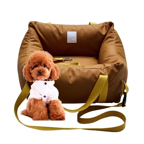 PJDDP Hundesitz Auto Kleine Hunde, Sicherheitssitz Für Haustiere, Abnehmbar Und Leicht Zu Reinigen, Hundeautositz Wasserdichter Mit Sicherheitsgurt,Orange PJDDP Hundesitz Auto Kleine Hunde, Sicherheitssitz Für Haustiere, Abnehmbar Und Leicht Zu Reinigen, Hundeautositz Wasserdichter Mit Sicherheitsgurt,Orange von PJDDP