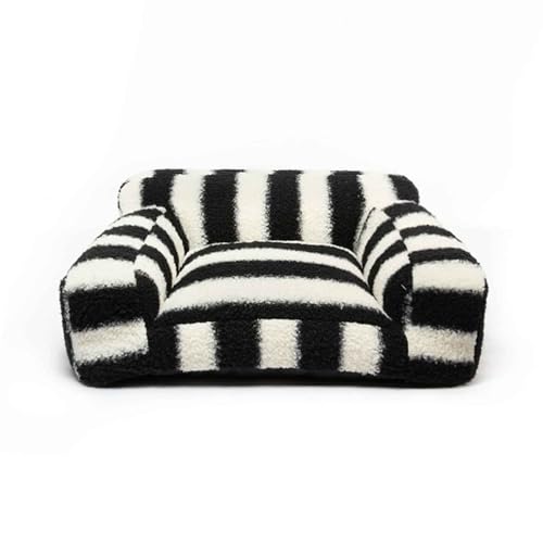 PJDDP Hundesofa, Flauschiges Plüsch-Katzenbett, Katzensofa Mit Abnehmbarem Waschbarem Bezug, Rutschfestem Boden, Für Große, Mittelgroße & Kleine Hunde,L PJDDP Hundesofa, Flauschiges Plüsch-Katzenbett, Katzensofa Mit Abnehmbarem Waschbarem Bezug, Rutschfestem Boden, Für Große, Mittelgroße & Kleine Hunde,L von PJDDP