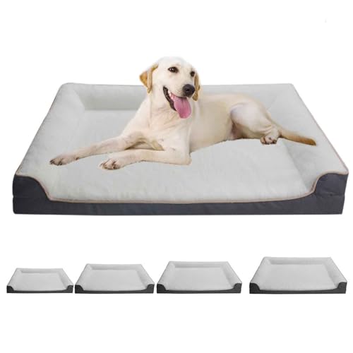 PJDDP Hundesofa, Orthopädisches Hundebett, Hundecouch Mit Eierförmiger Kistenschaum, Waschbar rutschfest Hundebetten, Anti-Angst-Hundebett & Sofa,XXL PJDDP Hundesofa, Orthopädisches Hundebett, Hundecouch Mit Eierförmiger Kistenschaum, Waschbar rutschfest Hundebetten, Anti-Angst-Hundebett & Sofa,XXL von PJDDP