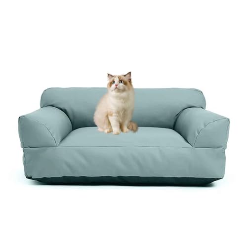PJDDP Hundesofa, wasserdichte Hundebett, Katzensofa Mit Abnehmbarem, Waschbarem Bezug, Rutschfester Boden, Für Große, Mittelgroße & Kleine Hunde,Blau,XL PJDDP Hundesofa, wasserdichte Hundebett, Katzensofa Mit Abnehmbarem, Waschbarem Bezug, Rutschfester Boden, Für Große, Mittelgroße & Kleine Hunde,Blau,XL von PJDDP