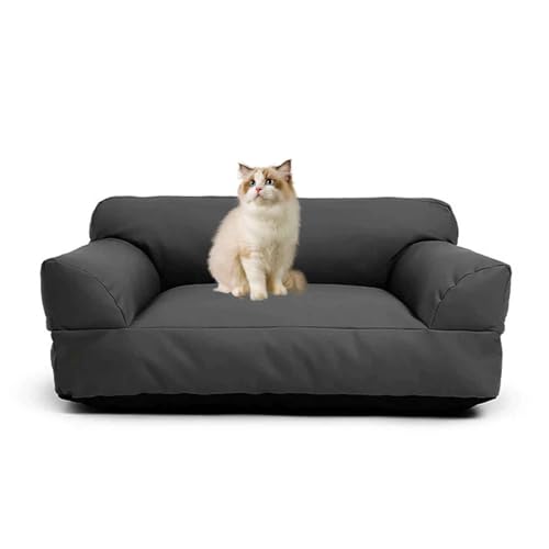 PJDDP Hundesofa, wasserdichte Hundebett, Katzensofa Mit Abnehmbarem, Waschbarem Bezug, Rutschfester Boden, Für Große, Mittelgroße & Kleine Hunde,Schwarz,XL PJDDP Hundesofa, wasserdichte Hundebett, Katzensofa Mit Abnehmbarem, Waschbarem Bezug, Rutschfester Boden, Für Große, Mittelgroße & Kleine Hunde,Schwarz,XL von PJDDP