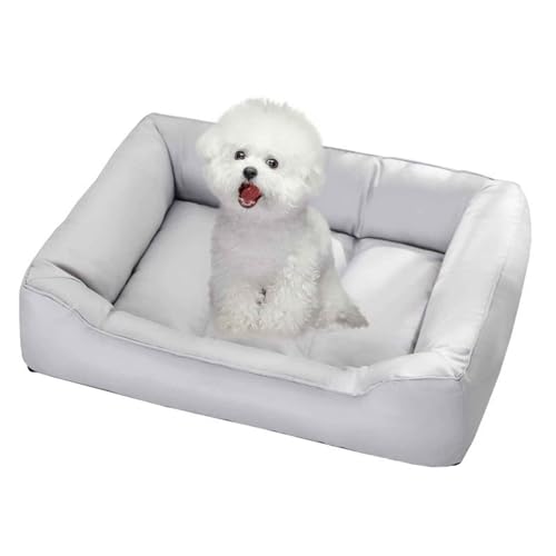 PJDDP Hundesofa Hundecouch, Waschbarer Bezug, Waschbar Und Wasserdicht Hundekorb, Hundesofa Hundecouch rutschfest, Perfekt Für Heißen Sommer,Grau,XL PJDDP Hundesofa Hundecouch, Waschbarer Bezug, Waschbar Und Wasserdicht Hundekorb, Hundesofa Hundecouch rutschfest, Perfekt Für Heißen Sommer,Grau,XL von PJDDP