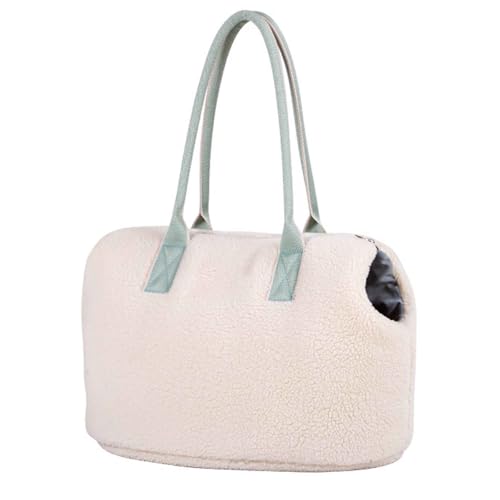 PJDDP Hundetragetasche, Haustiertransporttasche, Tragetasche Hund Und Katzen, Tasche Für Unterwegs, Hunde Tasche Gassi Für Kleine Katzen Und Hunde,Beige von PJDDP