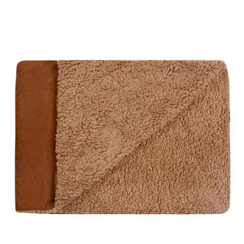 PJDDP Katzenbett, Orthopädische Hundebetten Mit Abnehmbarem Waschbarem Bezug, Rutschfestem Boden, Für Grosse, Mittelgroße Und Kleine Hunde,Braun,XXL von PJDDP