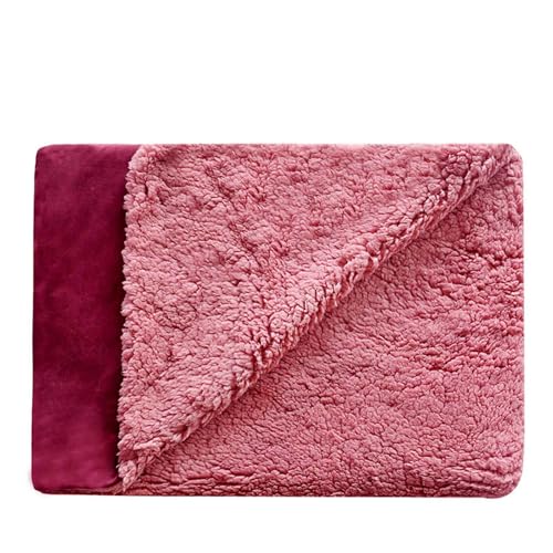 PJDDP Katzenbett, Orthopädische Hundebetten Mit Abnehmbarem Waschbarem Bezug, Rutschfestem Boden, Für Grosse, Mittelgroße Und Kleine Hunde,Wine red,S von PJDDP