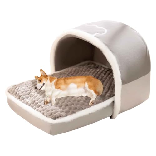 PJDDP Katzenbett Für Hauskatzen, Katzenhöhlenbett, Halbgeschlossenes Katzenbett, Waschbare Hundebett Mit Rutschfestem Boden, Für Kleine Mittelgroße Haustiere,Grau,S PJDDP Katzenbett Für Hauskatzen, Katzenhöhlenbett, Halbgeschlossenes Katzenbett, Waschbare Hundebett Mit Rutschfestem Boden, Für Kleine Mittelgroße Haustiere,Grau,S von PJDDP