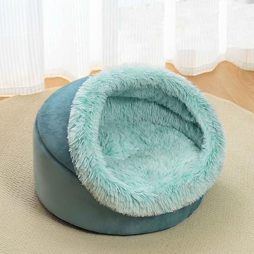 PJDDP Katzenbett Für Indoor-Katzen, Katzenhöhle, Katzenzelt Mit Abnehmbarem, Waschbarem Kissen Für Kleine Haustiere Katzen,Grün,S PJDDP Katzenbett Für Indoor-Katzen, Katzenhöhle, Katzenzelt Mit Abnehmbarem, Waschbarem Kissen Für Kleine Haustiere Katzen,Grün,S von PJDDP