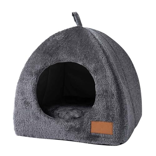 PJDDP Katzenhaus, Katzenbetten, Katzenhöhle Für Drinnen, Katzenzelt, 2-In-1-Katzenzelthöhle Mit Abnehmbarem Kissen Für Katzen, Kleine Haustiere,M PJDDP Katzenhaus, Katzenbetten, Katzenhöhle Für Drinnen, Katzenzelt, 2-In-1-Katzenzelthöhle Mit Abnehmbarem Kissen Für Katzen, Kleine Haustiere,M von PJDDP