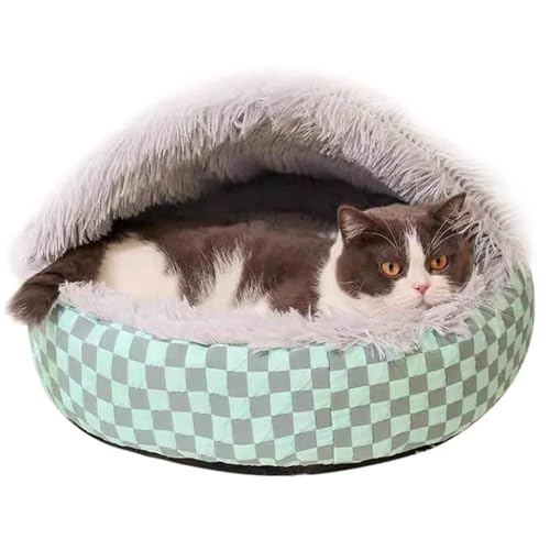 PJDDP Katzenhöhlen Bett Katzenbett, Katzenhaus Indoor, Hundehöhlenbett, Haustierzelt, Katzenbett Flauschig, Katzenschlafsack Für Den Winter, Für Katzen Und Welpen,Grau,L PJDDP Katzenhöhlen Bett Katzenbett, Katzenhaus Indoor, Hundehöhlenbett, Haustierzelt, Katzenbett Flauschig, Katzenschlafsack Für Den Winter, Für Katzen Und Welpen,Grau,L von PJDDP