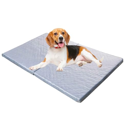 PJDDP Kühlbett Für Hunde, Kühlmatte Katze, Orthopädisches Hundebett Hunde, Selbstkühlende Matte Für Haustiere Mit Abnehmbarem Bezug,Blau,M PJDDP Kühlbett Für Hunde, Kühlmatte Katze, Orthopädisches Hundebett Hunde, Selbstkühlende Matte Für Haustiere Mit Abnehmbarem Bezug,Blau,M von PJDDP