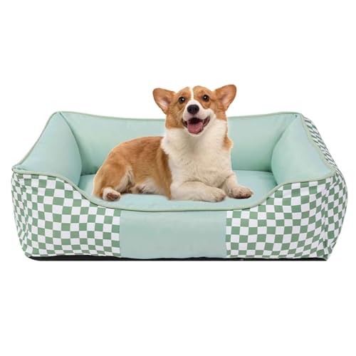 PJDDP Kühlbett Für Hunde, wasserdichte Hundebett, Hundesofa Mit Erhöhte Ränder, Bezug Abnehmbar Und Waschbar, rutschfest, Perfekt Für Heißen Sommer,Grün,S PJDDP Kühlbett Für Hunde, wasserdichte Hundebett, Hundesofa Mit Erhöhte Ränder, Bezug Abnehmbar Und Waschbar, rutschfest, Perfekt Für Heißen Sommer,Grün,S von PJDDP