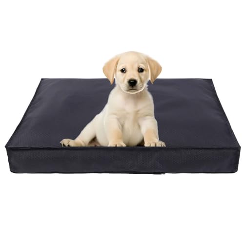 PJDDP Kühlmatte Für Hund, Flauschiges Hundekissen, Waschbare Hundematte - Wasserfest, rutschfest, Atmungsaktiv, Mit Bezug Abziehbar,Dark Blue,M PJDDP Kühlmatte Für Hund, Flauschiges Hundekissen, Waschbare Hundematte - Wasserfest, rutschfest, Atmungsaktiv, Mit Bezug Abziehbar,Dark Blue,M von PJDDP