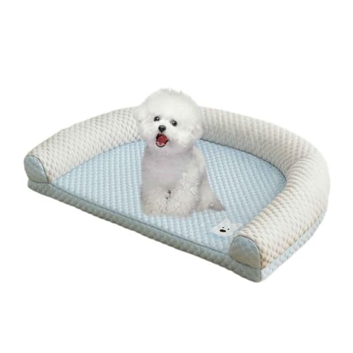PJDDP Kühlmatte Für Hunde, Hundekühlmatte Für Katze, Selbstkühlende Matte Für Haustiere Mit Abnehmbarem Waschbarem Bezug, Perfekt Für Heißen Sommer,L von PJDDP
