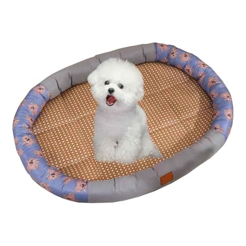PJDDP Kühlmatte Für Hunde, Kühlmatte Für Haustiere, Kühlmatte Katze, Langlebige Kratzfeste Oberfläche, rutschfest, Indispensable Pour L'été Chaud Pour,Grau,XL von PJDDP
