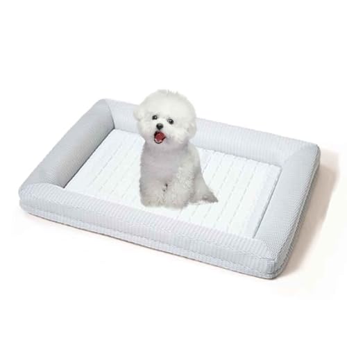 PJDDP Kühlmatte Hund, Selbstkühlende Matte Für Katzen, Selbstkühlende Kaltgelpad, Hundebett Mit Bezug Abnehmbar Und Waschbar, Perfekt Für Heiße Sommertage PJDDP Kühlmatte Hund, Selbstkühlende Matte Für Katzen, Selbstkühlende Kaltgelpad, Hundebett Mit Bezug Abnehmbar Und Waschbar, Perfekt Für Heiße Sommertage von PJDDP