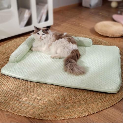 PJDDP Kühlmatte Hund Für Sommer, Selbstkühlmatte Hundekühlmatte Für Hunde & Katze, Kühlmatte Bett Für Haustiere, Tier EIS Pad,Waschbar Atmungsaktiv Hundedecke,Grün,M PJDDP Kühlmatte Hund Für Sommer, Selbstkühlmatte Hundekühlmatte Für Hunde & Katze, Kühlmatte Bett Für Haustiere, Tier EIS Pad,Waschbar Atmungsaktiv Hundedecke,Grün,M von PJDDP