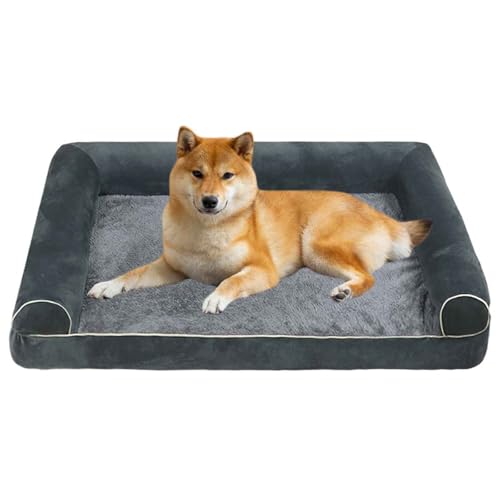 PJDDP Orthopädisches Hundebett, Gemütliches Waschbares Hundecouch Hunde Bettchen, Waschbar rutschfest Hundebetten Für Kleine, Mittelgroße & Große Hunde, Katzen,Dark Gray,XXL PJDDP Orthopädisches Hundebett, Gemütliches Waschbares Hundecouch Hunde Bettchen, Waschbar rutschfest Hundebetten Für Kleine, Mittelgroße & Große Hunde, Katzen,Dark Gray,XXL von PJDDP