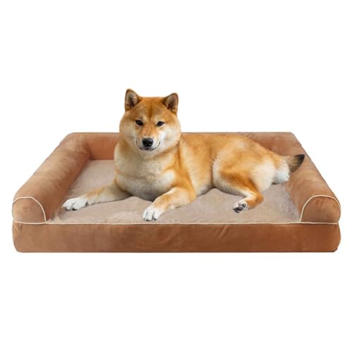 PJDDP Orthopädisches Hundebett, Gemütliches Waschbares Hundecouch Hunde Bettchen, Waschbar rutschfest Hundebetten Für Kleine, Mittelgroße & Große Hunde, Katzen,Khaki,S PJDDP Orthopädisches Hundebett, Gemütliches Waschbares Hundecouch Hunde Bettchen, Waschbar rutschfest Hundebetten Für Kleine, Mittelgroße & Große Hunde, Katzen,Khaki,S von PJDDP