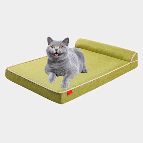 PJDDP Orthopädisches Hundebett, Haustiersofa Aus Schaumstoff, Katzenbett Mit Abnehmbarem, Maschinenwaschbarem Bezug Und Rutschfester Unterseite Für Kleine Und Mittelgroße Katzen Und Hunde,M PJDDP Orthopädisches Hundebett, Haustiersofa Aus Schaumstoff, Katzenbett Mit Abnehmbarem, Maschinenwaschbarem Bezug Und Rutschfester Unterseite Für Kleine Und Mittelgroße Katzen Und Hunde,M von PJDDP