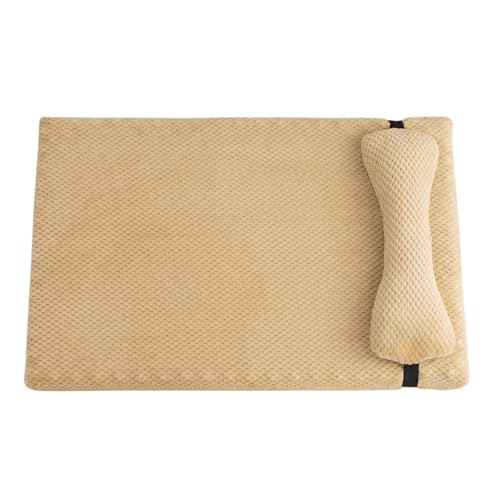 PJDDP Orthopädisches Hundebett, Hunde Matratze, Hundesofa, rutschfest Hundebetten Mit Abnembarer, Waschbarer Hülle Für Kleine, Mittelgroße & Große Hunde,Light Brown,XL PJDDP Orthopädisches Hundebett, Hunde Matratze, Hundesofa, rutschfest Hundebetten Mit Abnembarer, Waschbarer Hülle Für Kleine, Mittelgroße & Große Hunde,Light Brown,XL von PJDDP